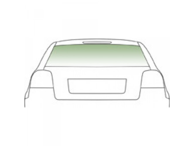 RENAULT SANDERO I 5D ХБ 2008- СТЕКЛО ЗАДНЕЕ ЗЕЛЕНОЕ - SOLAR CONTROL