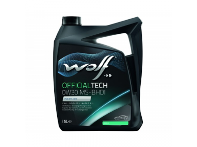 Моторное масло WOLF OFFICIALTECH 0W30 MS-BHDI 5L